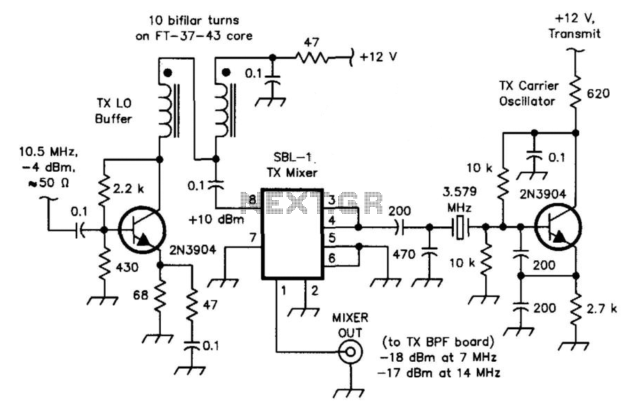 Hf Transceiver Mixer under RF Receiver Circuits -14351- : Next.gr