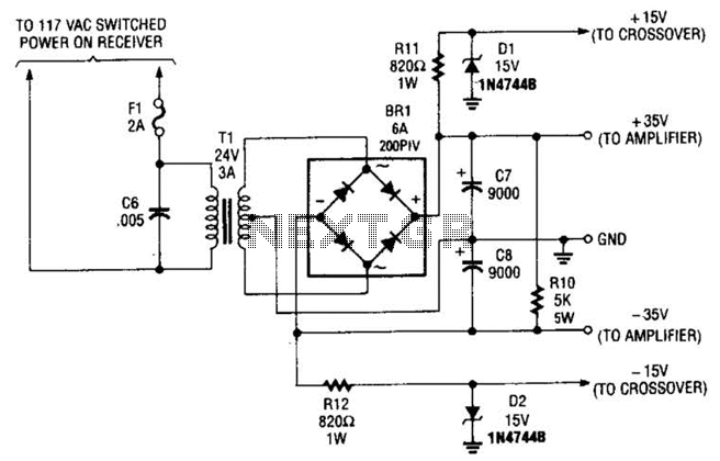 kronblad Pligt heroin Subwoofer Amplifier Power Supply Circuit under AC-DC & DC-DC Circuits  -14927- : Next.gr