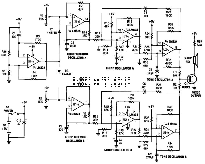 audio amplifier circuit : Audio Circuits :: Next.gr