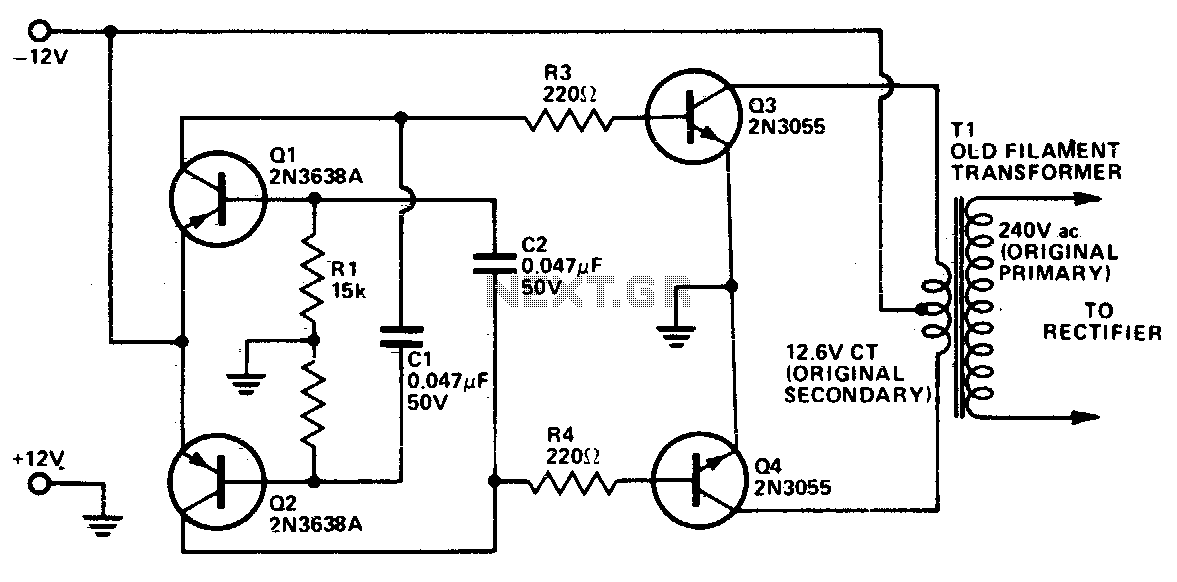 Dc To Ac Inverter Under Circuits 12654 Next Gr - Diy Dc To Ac Inverter Circuit Diagram