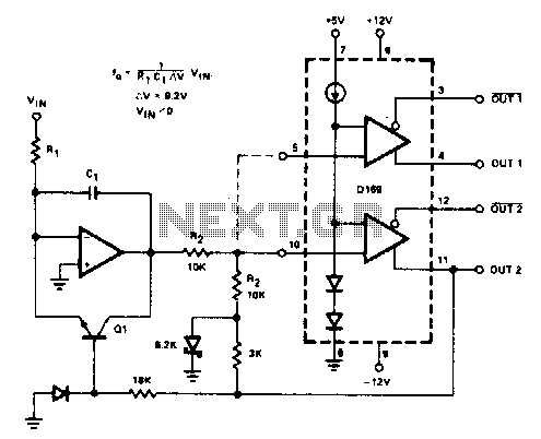voltage to frequency circuits : Converter Circuits :: Next.gr