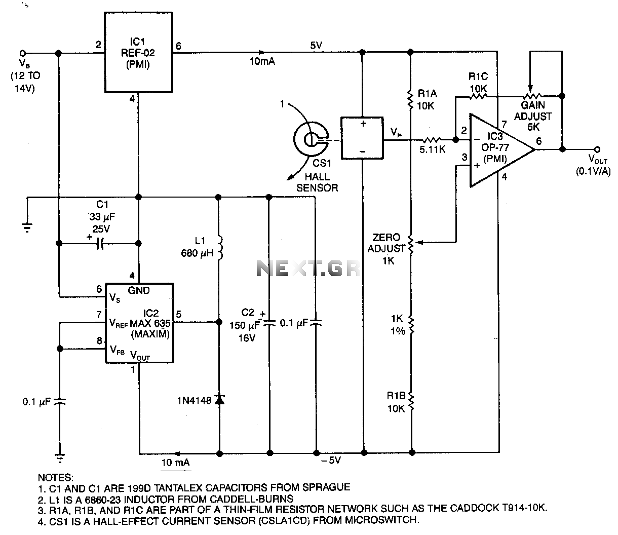 Hall Effect Sensor Circuit | vlr.eng.br