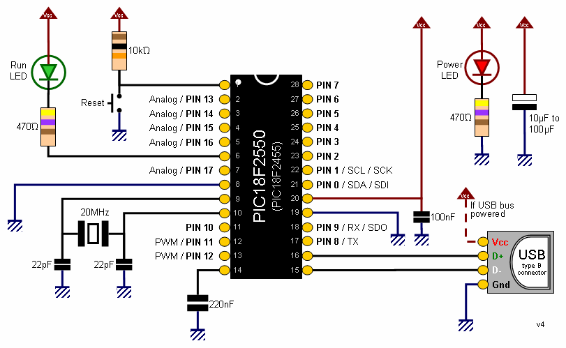 Test Placa base - Hardware - Picuino