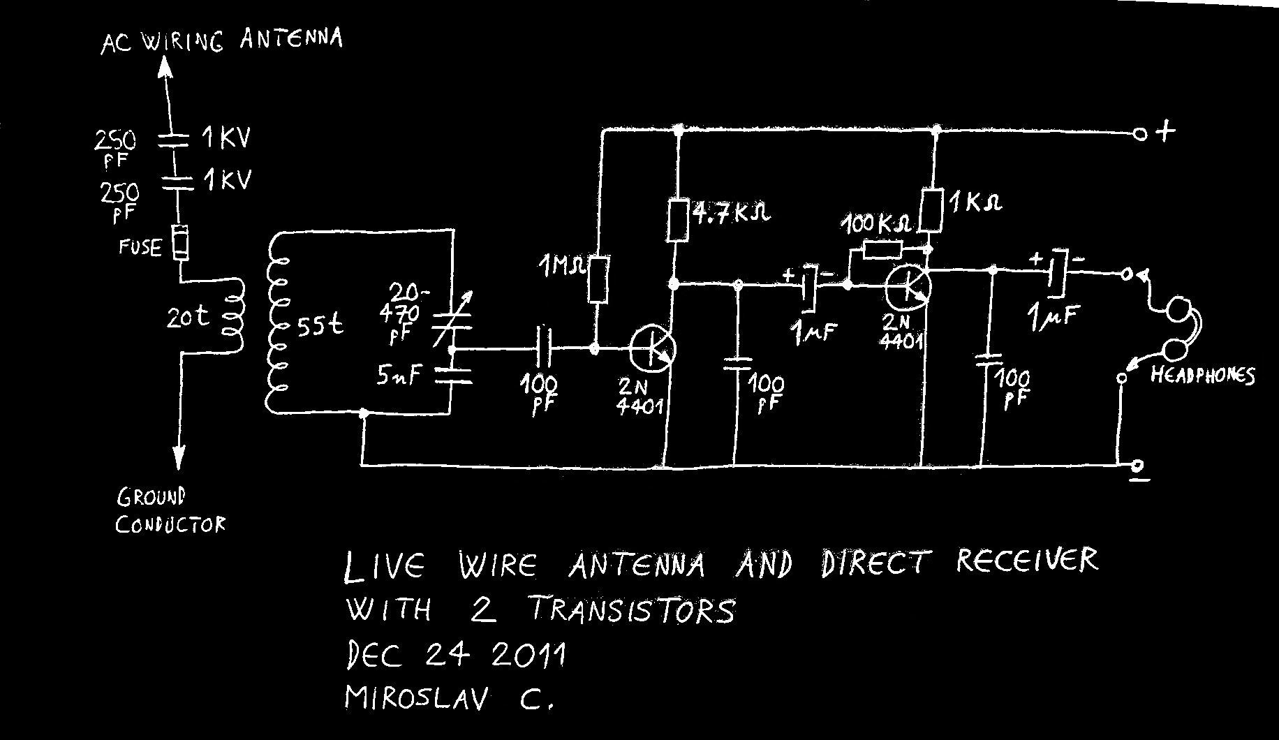Live Wire Antenna under Repository-circuits -34533- : Next.gr