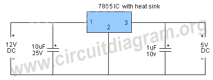 12v to 5v converter under Repository-circuits -35771- 