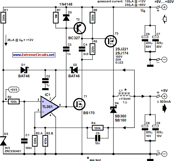 1.5V to 5V/12V DC/DC Converter with LT1073 under Repository