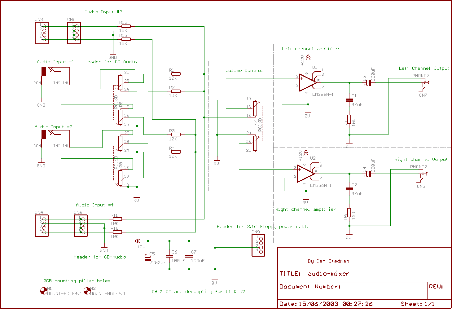 audio mixer circuit Page 5 : :: Next.gr