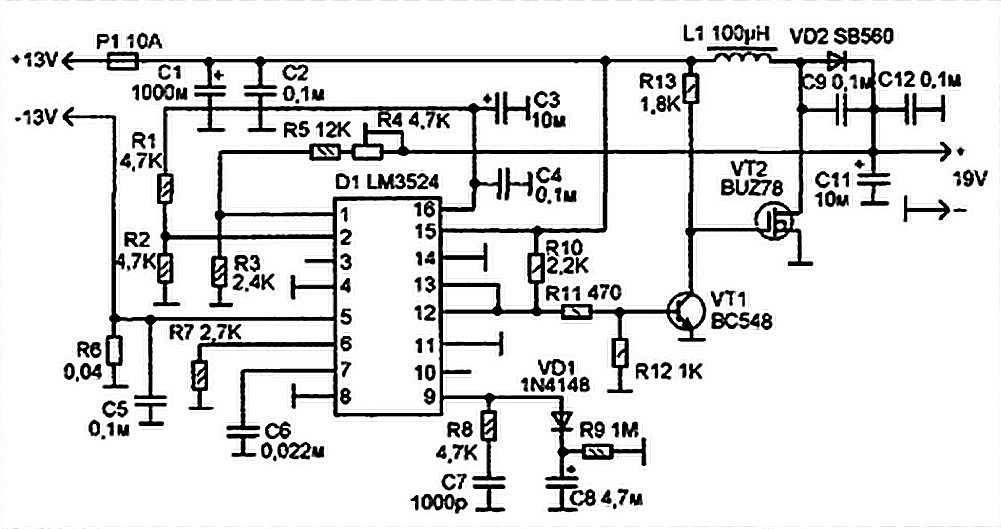 Laptop Power Supply for Car Schematic Diagram under ... ups battery wiring diagram two 