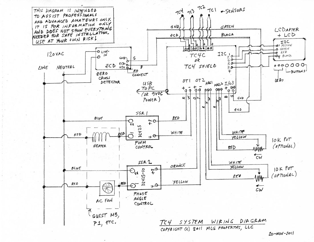 4-Channel Thermocouple Input Arduino(TM) compatible ... kbic 120 wiring diagram 