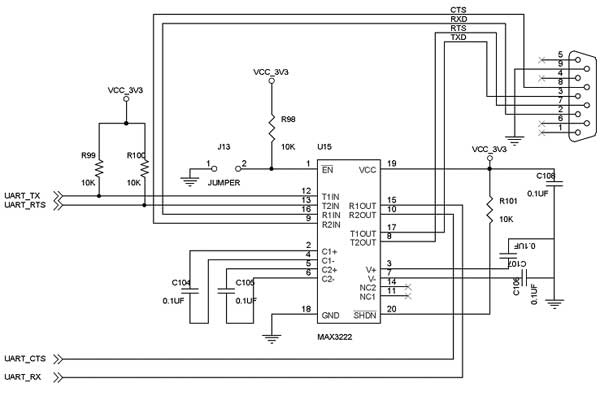 uart interfacing with tms320c5505 tyro under Repository-circuits -48271 ...