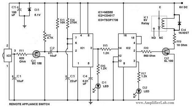 How To Make IR Remote Control ON/OFF Switch Circuit Without Any IC.  Simplest Remote Control Circuit 