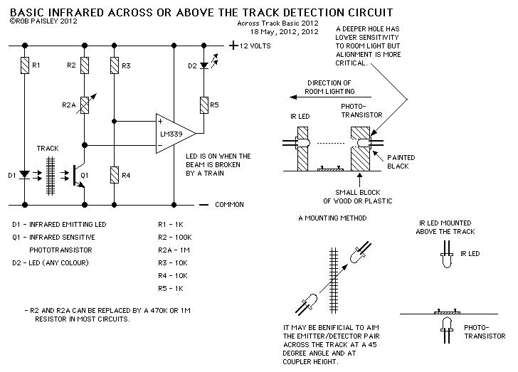 Infrared Sensor/Detector Circuit